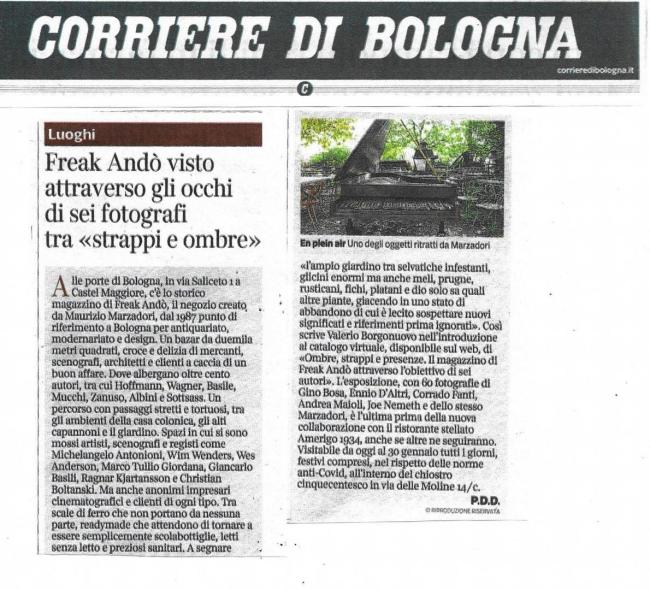 Corriere di Bologna - 12 dicembre 2020
