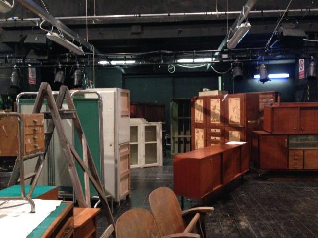 L'allestimento all'Arena del Sole